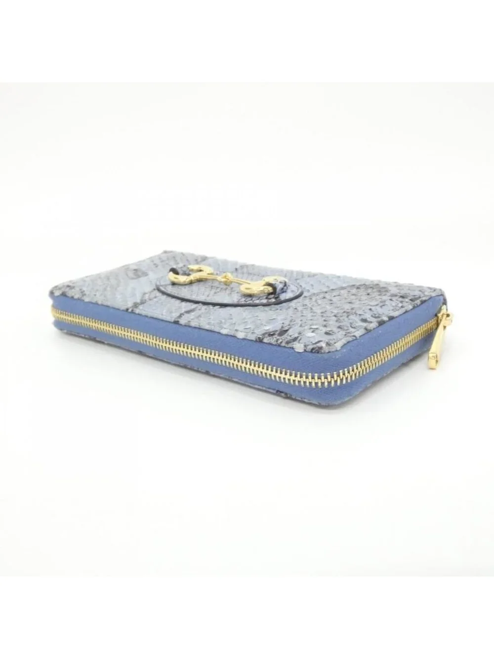 Gucci Horsebit Wallet Blue